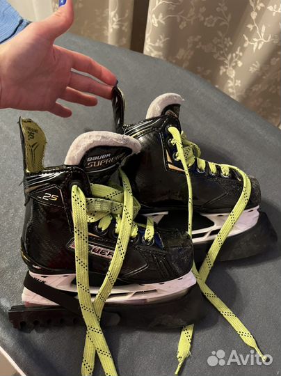 Хоккейные коньки бауэр 27 размер