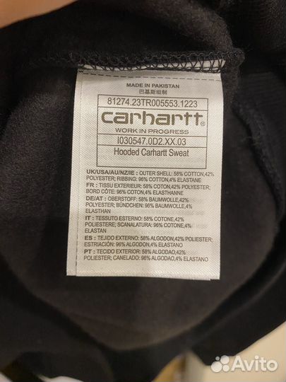 Худи carhartt wip script