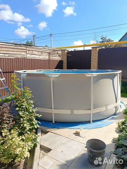Каркасный бассейн 366 на 122 бу