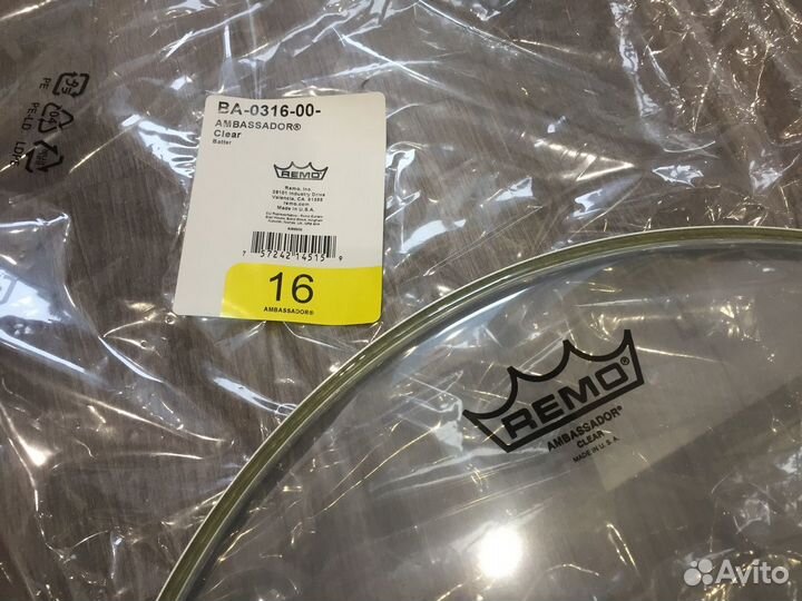 Пластики для барабанов remo