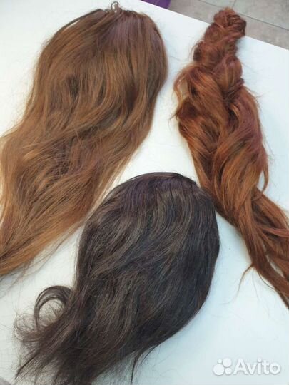 Шиньоны,натуральные волосы