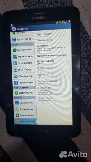 Samsung galaxy Tab 3lite (T111) - 8Gb, 3G sim flas