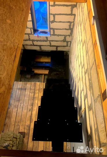 Металлокаркас для лестницы 