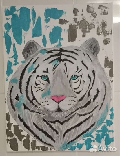 Картина интерьерная тигр