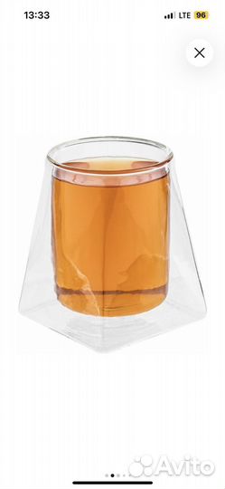 Стакан с двойными стенками Quadroni