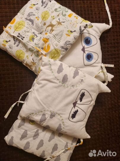 Бортики в детскую кроватку новые