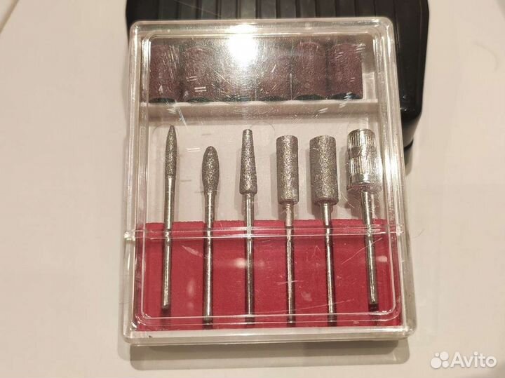 Новый аппарат для маникюра+фрезы 43 шт