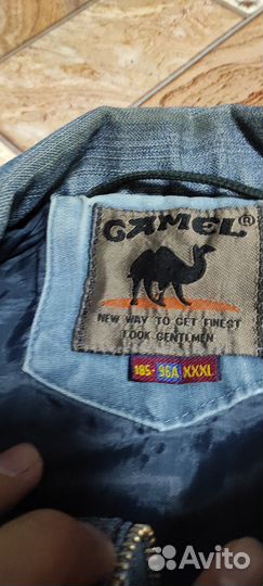 Camel сигаретной компании джинсовая куртка винтаж