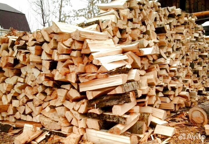 Дрова березовые наколотые