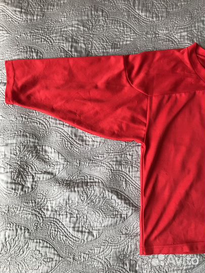 Cвитер хоккейный тренировочный красный #8(детский)