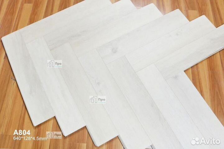 Виниловый ламинат елочкой