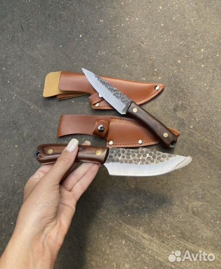 Нож мини-тяпка разделочный походный