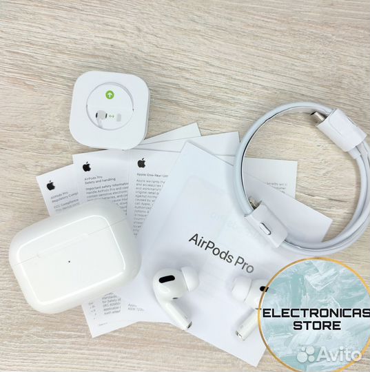 Apple AirPods Pro Снежно-Снежные Новые