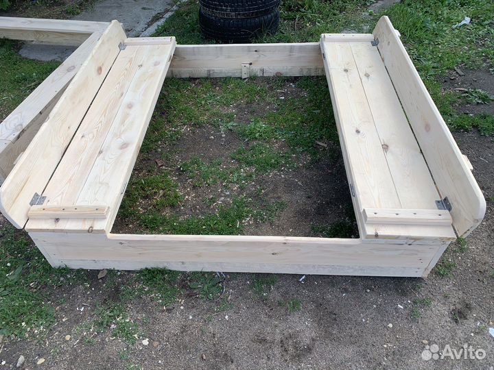 Песочница детская с крышкой