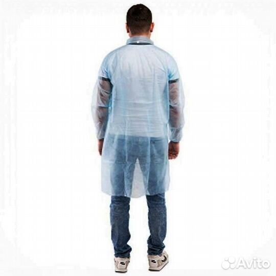 Халат одноразовый на кнопках