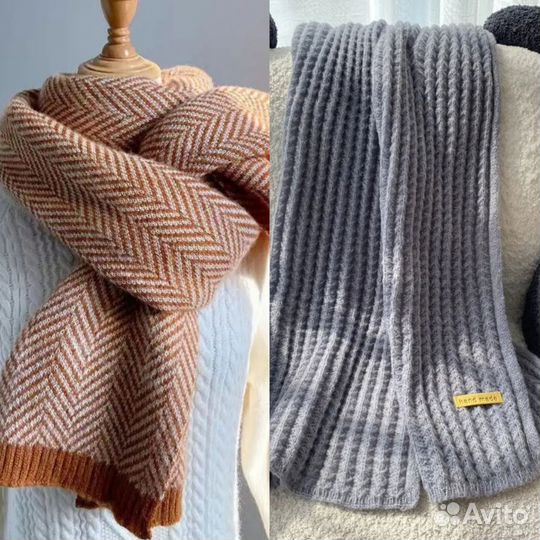 Шарфы и палантины новые