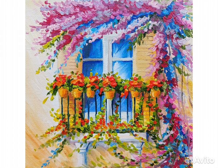 Картина с окном 