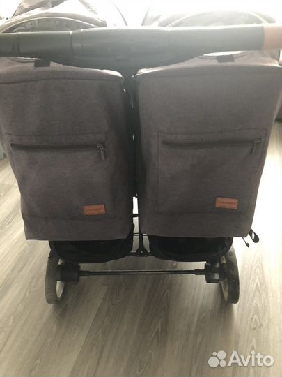 Коляска для двойни прогулочная