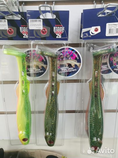 Narval Big Boy и Choppy Tail приманки силиконовые