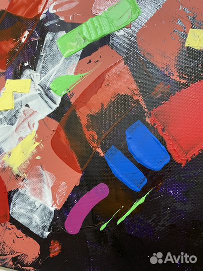 Картина интерьерная яркая