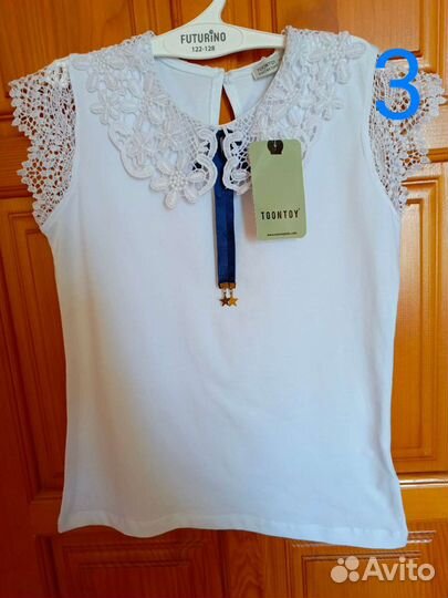 Школьные блузки 134-140