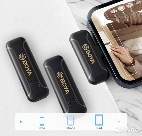 Радиосистема boya BY-WM3T2-D2 Lightning