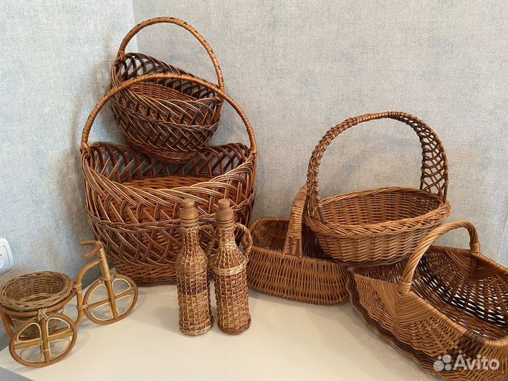 Корзина плетёная