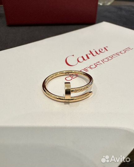 Cartier кольцо гвоздь 750