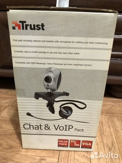 Веб-камера Trust Chat&VoIP Pack