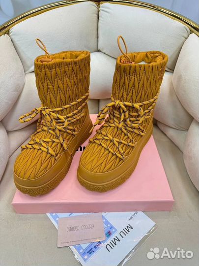 Дутики зимние Miu Miu