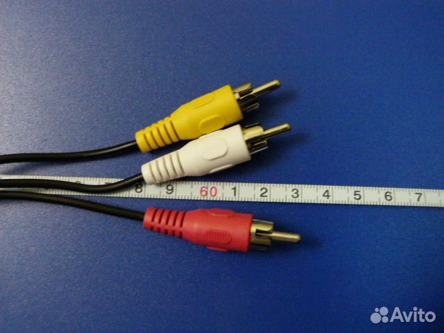 Кабель RCA колокольчики AV AUX аудио видео новый