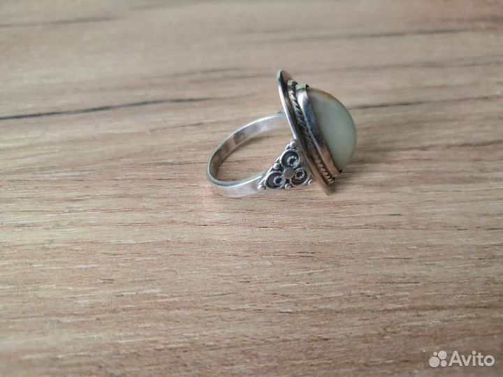 Кольцо СССР Мыльный Нефрит