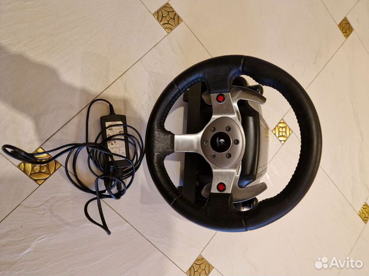 Баранка, руль G25 Logitech 900 градусов для пк кпп