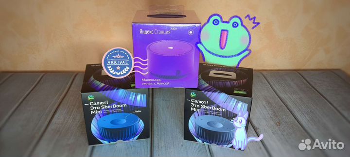 Умная колонка яндекс Станция лайт / sberboom mini
