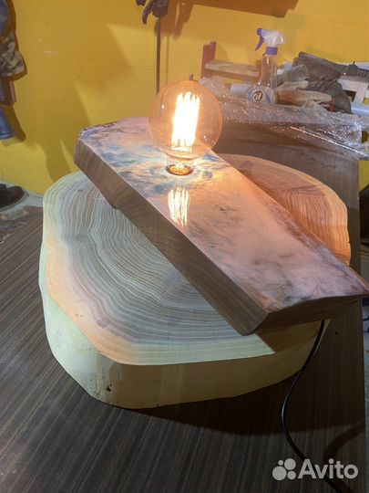 Лампа настольная лофт