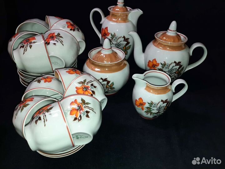 Чайно кофейный сервиз дулево