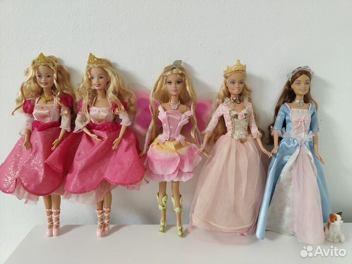 Редкие куклы Барби принцессы из мультфильмов 2000х