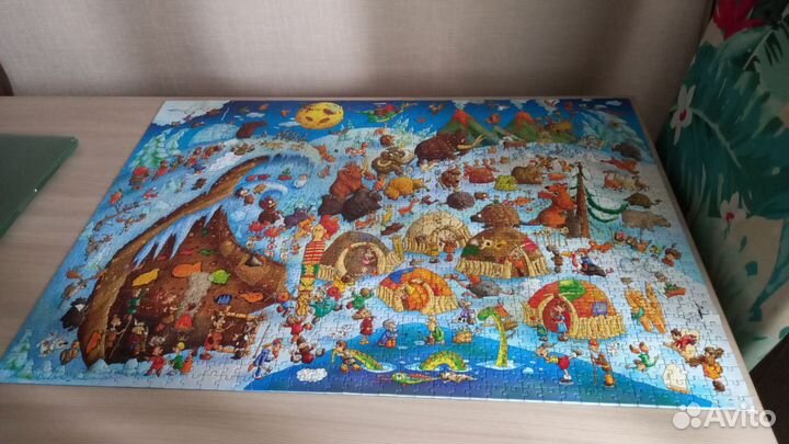 Пазл hatber 1500 Ледниковый период