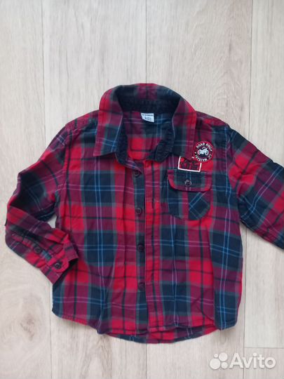 Рубашка для мальчика 86 92