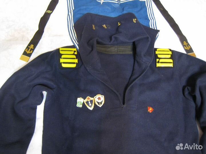 Фланка с гюйсом морская, Бескозырка Форма СССР