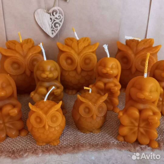 Свечи восковые ручной работы