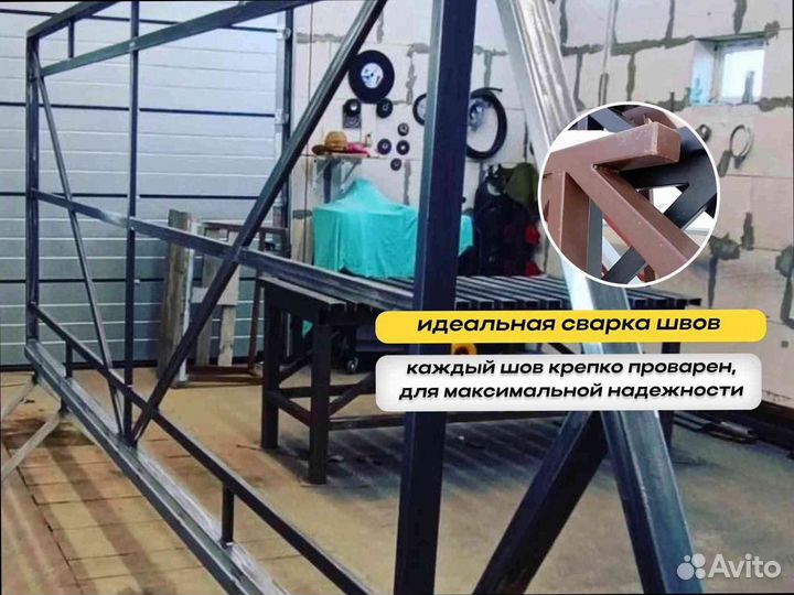 Ворота из профлиста откатные без покраски быстро