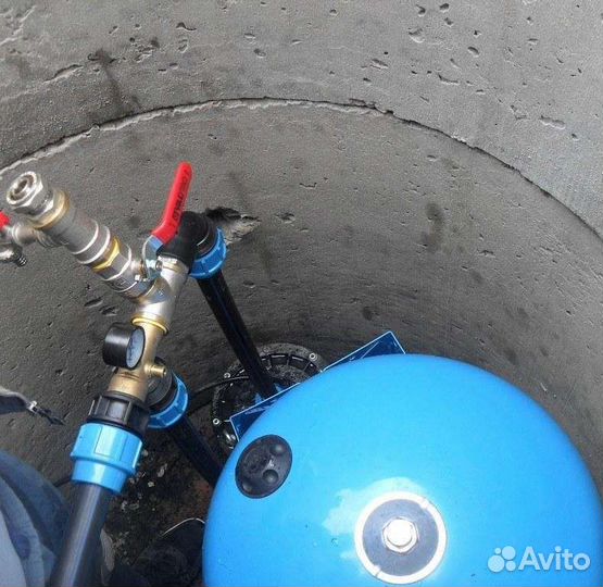 Замена установка насоса в скважине, колодце