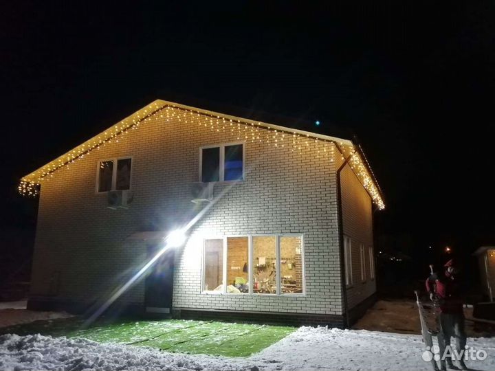 Гирлянда для украшения дома уличная ip65