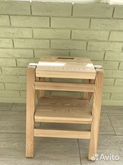 Стремянка деревянная