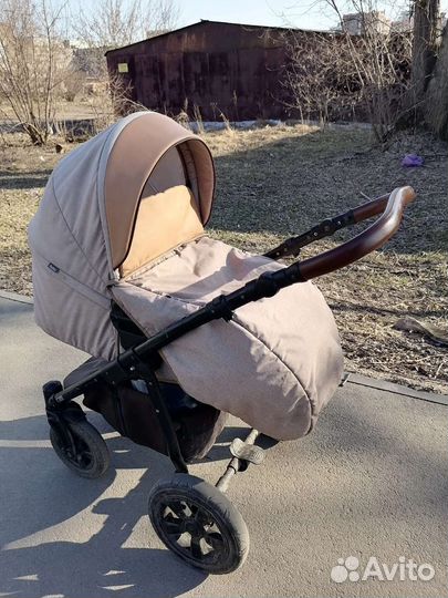 Коляска 2 в 1 эко кожа