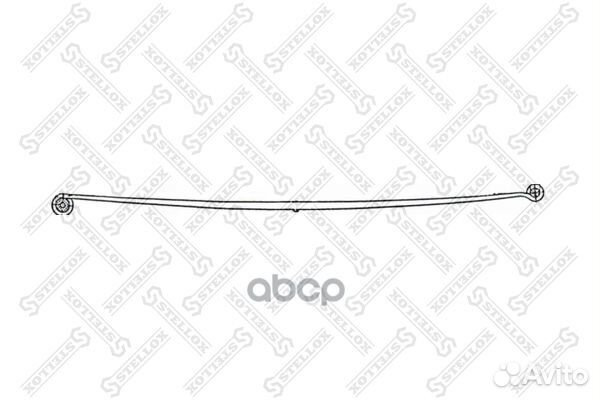 Рессора задн. 58 568 11 mercedes Sprinter 208-2