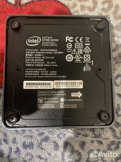 Платформа Intel NUC Original boxnuc7i5BNH 2xDDR4