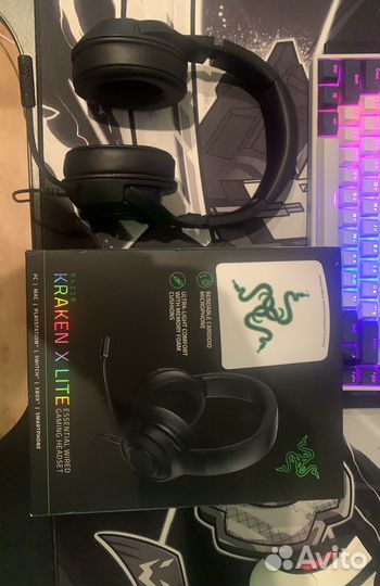 Наушники рейзер - razer kraken x lite