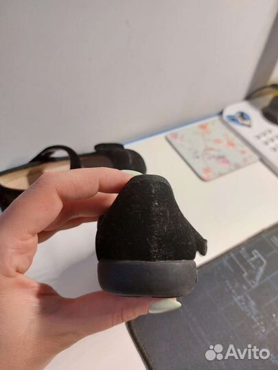 Туфли для девочки велюр